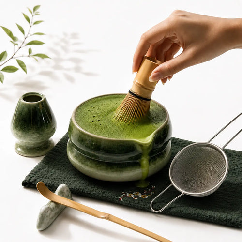 UJISEN Seasons Collection — Kit Matcha 7 pièces Ujisen