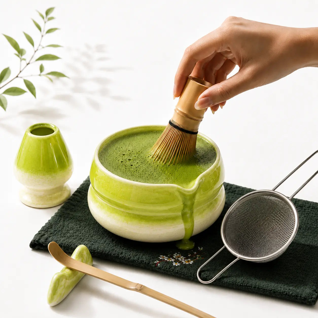 UJISEN Seasons Collection — Kit Matcha 7 pièces Ujisen